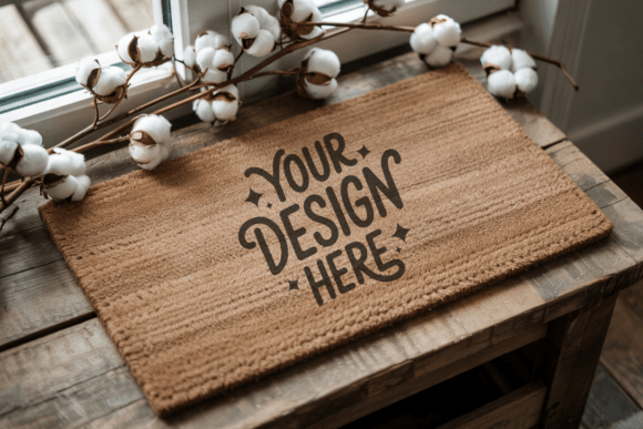 Blank Door Mat Mockup 37: A Clean Canvas for Professional Design Presentations