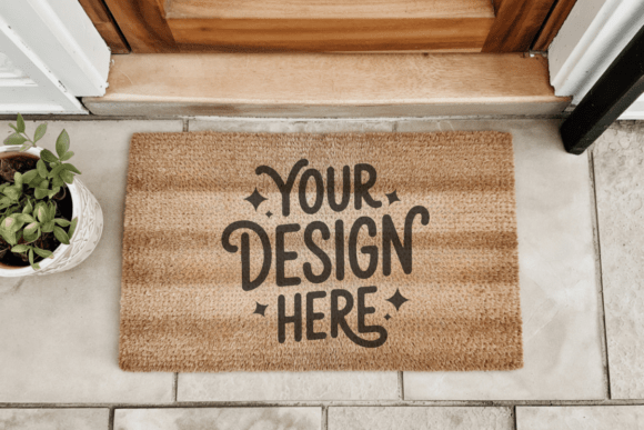 Blank Doormat Mockup 13: A Designer’s Secret for Stunning Visuals