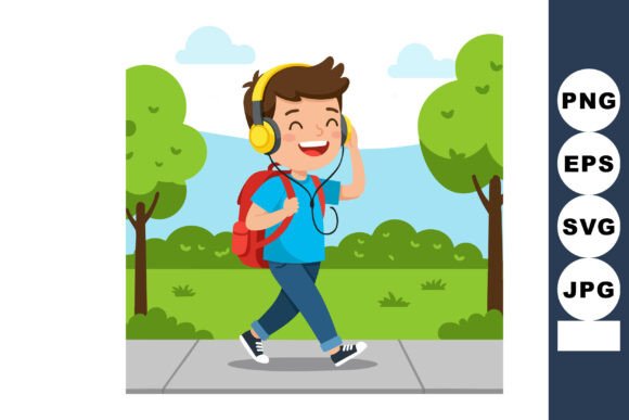 Boy Walking Outdoors with Backpack and Y: Choosing and Using This Iconic Image the Right Way