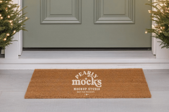 Doormat Mockup 19: A Practical Tool for Designers Seeking Professional Visuals
