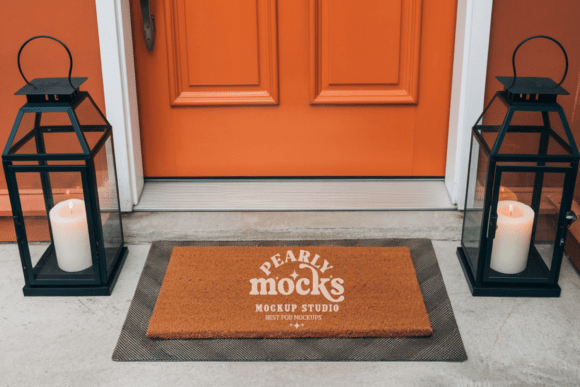 Doormat Mockup, Blank Door Mat Mockup 26: A Smart Way to Showcase Your Designs