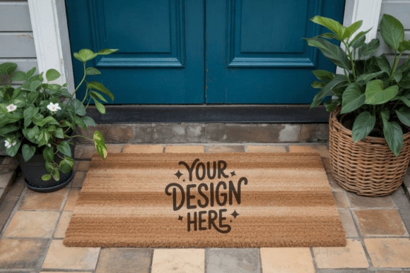 Stylish Doormat Mockup for Modern Design Presentations