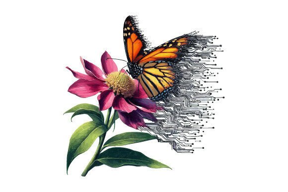 The Monarch’s Wings Shimmer with Layered Elegance